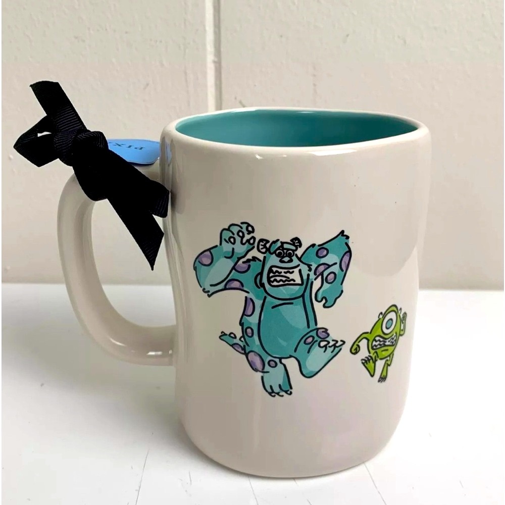 NEW Rae Dunn The Monster Crew Double Sided Mug Monsters Inc Pixar Sully Wazowski - Picture 3 of 5